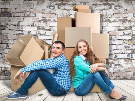Satisfied customers with their Mayfair storage