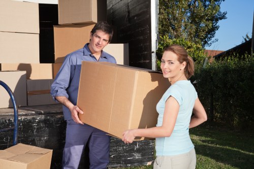 Customer service team assisting with Mayfair move requirements